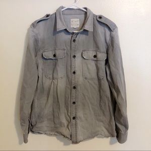 Joe’s Jeans distressed military button up
